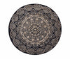 Black and Tan Bohemian Carpet