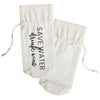 Save Water, Drink Wine Canvas Wine Bag