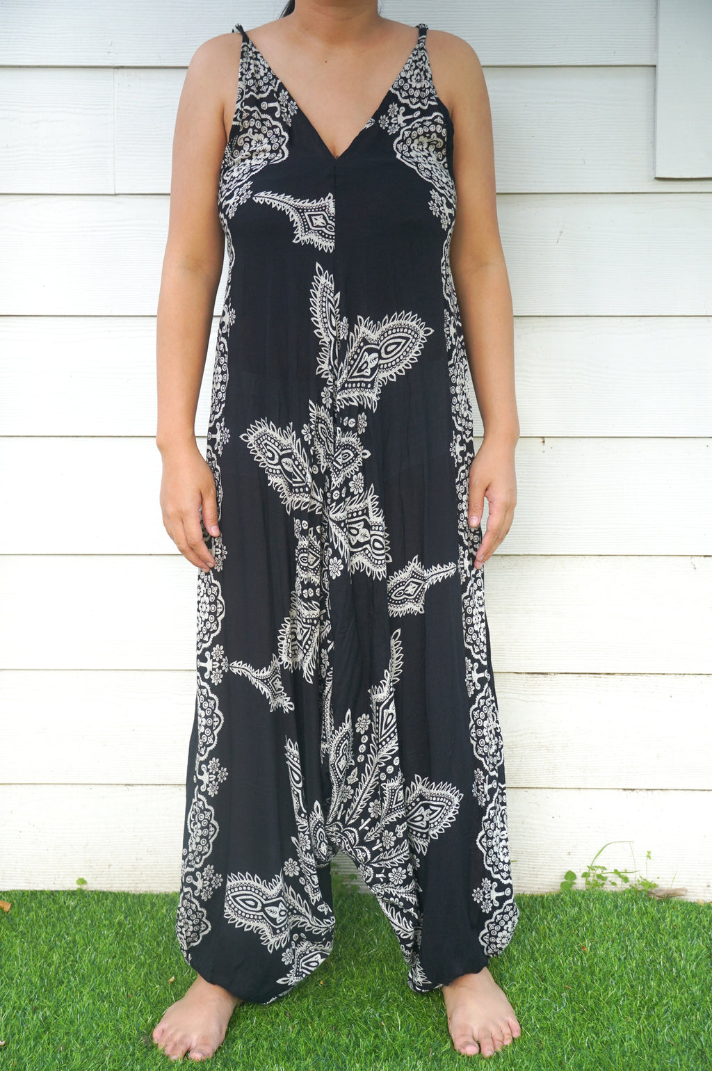 Black Butterfly Hippie Jumpsuits, Boho Rompers, Festival Clothing